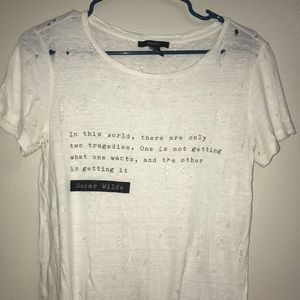 Oscar Wilde graphic t shirt
